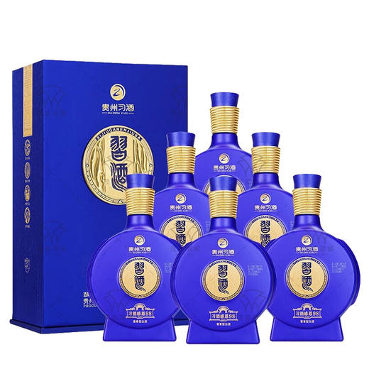 【老客专享限购1】贵州习酒 酱香型白酒 53度 感恩98 500ml*6瓶 商品图2