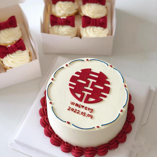 结婚啦+6个纸杯（提前1天预订） 商品图0