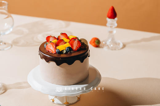 莓果法芙娜巧克力蛋糕 商品图2