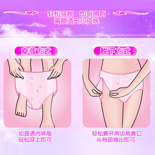 苏菲卫生巾安心裤超熟睡XL码2片透气超薄臀围90-115cm姨妈巾 商品图3