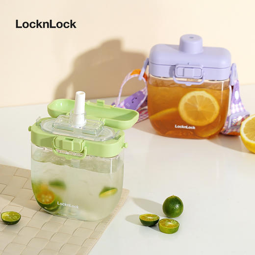乐扣乐扣（LOCK&LOCK）榛果杯便携水杯双饮口 ABF890 商品图0