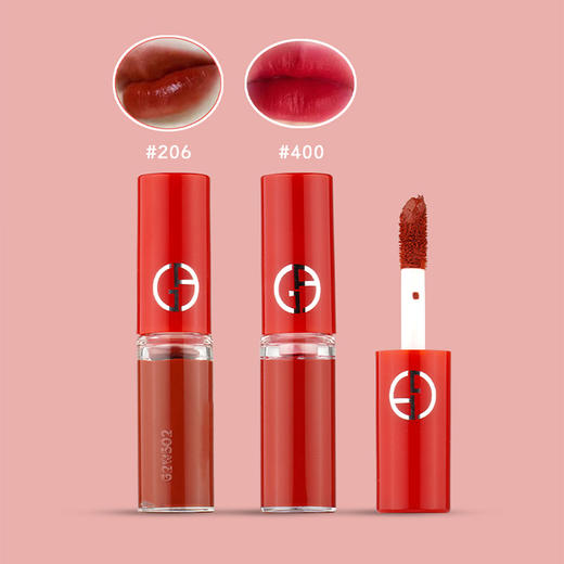 阿玛尼红管丝绒唇釉206小样1.5ml红棕色滋润哑光丝绒口红#206#400 商品图3