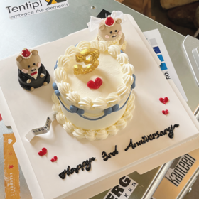 婚纱小熊 · 奶油蛋糕