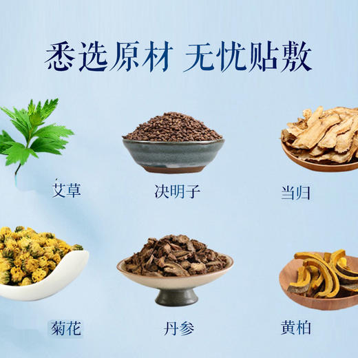 [精选]艾草护眼贴 中药冷敷 缓解眼疲劳 儿童成人中老年眼干涩眼疲劳 商品图2