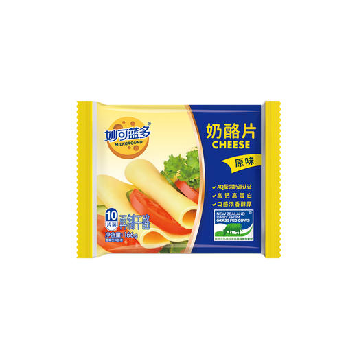 妙可蓝多芝士片166g 奶酪片烘焙芝士面包三明治披萨烘培原料 商品图1