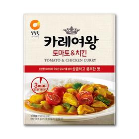 청정원 카레여왕 토마토&치킨160g