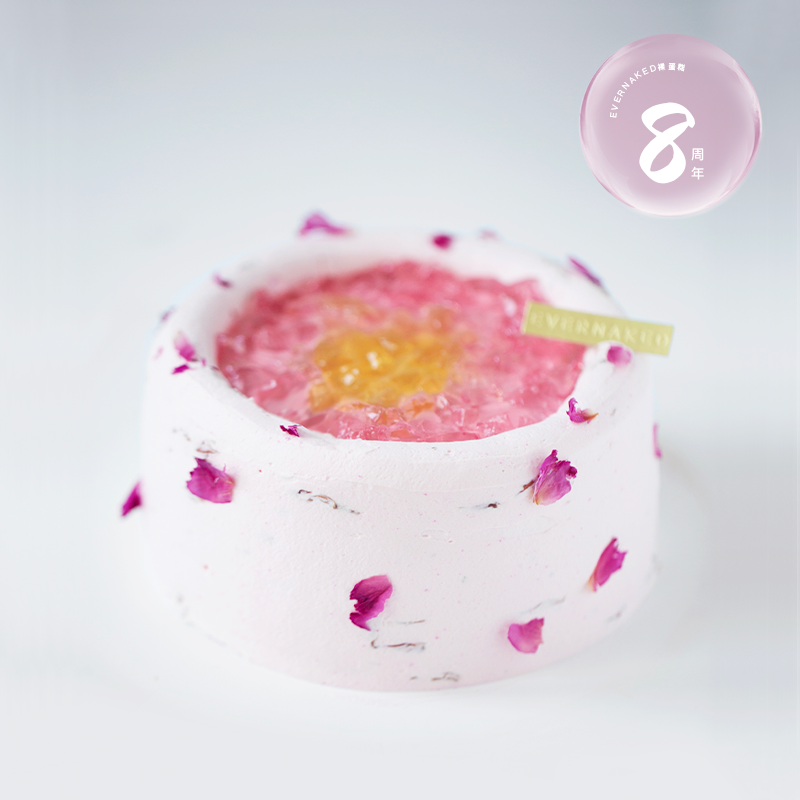 「水晶版」玫瑰荔枝蛋糕｜致敬晶莹8周年！