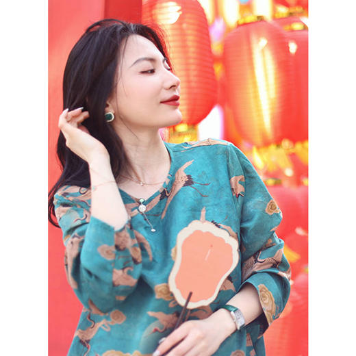 【2026东衣作】发布会（连衣裙23707087青雘） 商品图5