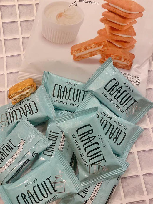 宝制果炼乳奶油夹心饼干100g 商品图1