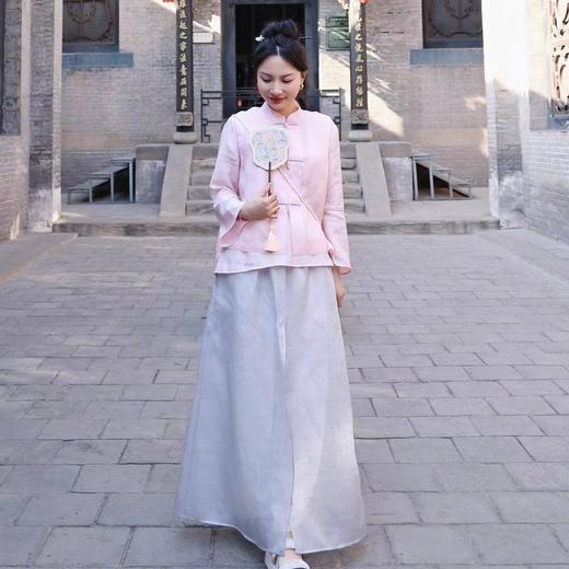 【直播间专属】阔腿裤（22809137B素采-丝麻款） 商品图0