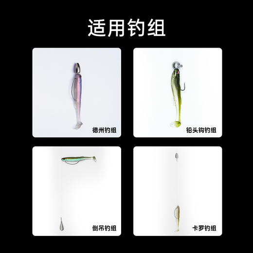 飞蚂蚁FISHANT胖真鱼T尾软饵 商品图5