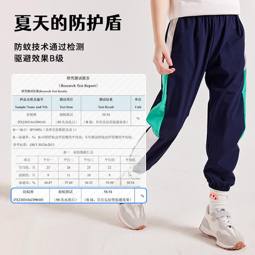 【老虎】龙之涵 2023夏季 驱蚊速干防蚊裤 商品图2