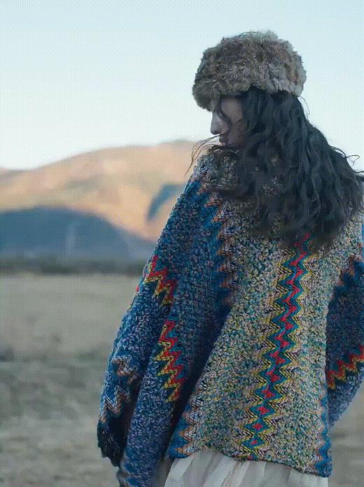 【满满温柔感】氛围感民族风软糯披肩，旅行出片神器【234-7】 商品图7