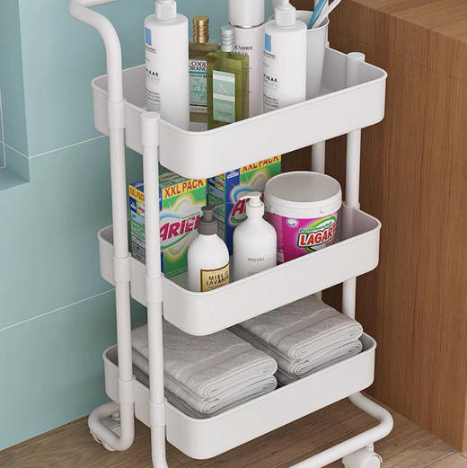 收纳小推车三层（下单请备注颜色） 商品图1