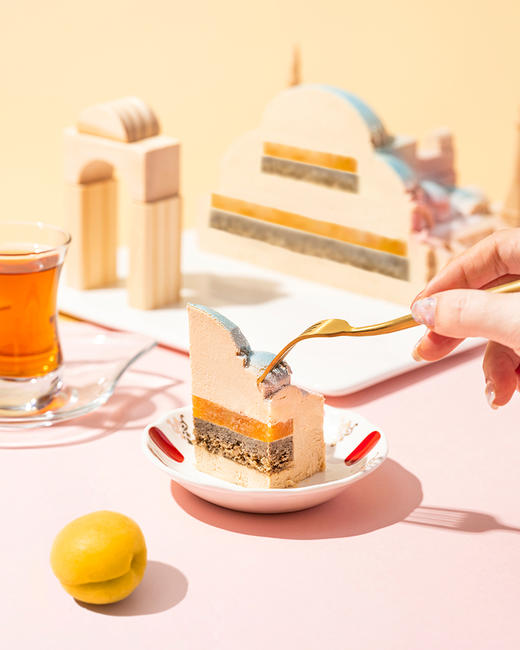 梦回拜占庭-土耳其红茶甜杏慕斯生日蛋糕（3.4磅） 商品图3