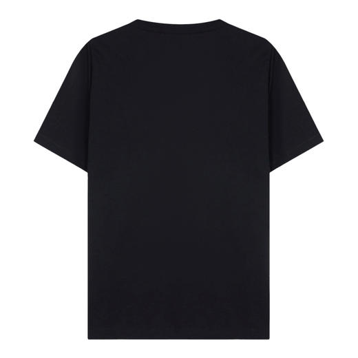 VERSACE JEANS COUTURE 春夏新品 男士V字徽标印花圆领短袖T恤 黑色金标 74GAHT05 CJ00T 商品图1