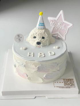 戴帽子的小比熊（下单现做，根据排单3-4小时左右）