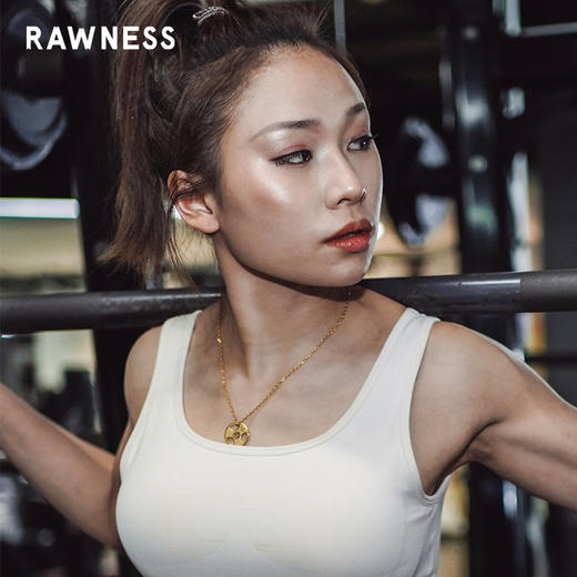 Rawness/契健 杠铃片项链 商品图1