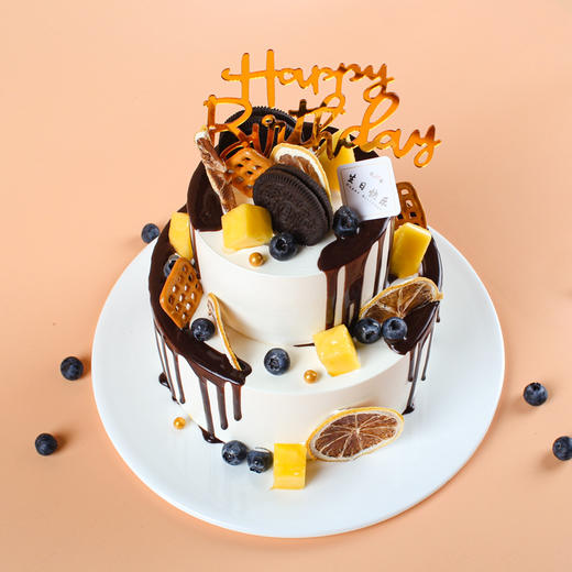 【甜蜜暴击】甜蜜气息生日双层蛋糕 6+4寸 适合6-8人  （提前6--8小时下单，18:00后下单最快第二天15:30后可到店取货，具体时间看门店而定。） 商品图2