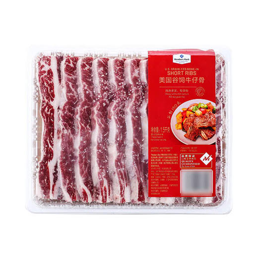 MM 山姆 Member's Mark 美国谷饲牛仔骨片 1.5kg 商品图0