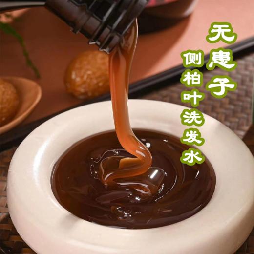 无患子侧柏叶洗发水  多味草本原浆浓缩 温和洗发水 500ml/瓶 商品图1