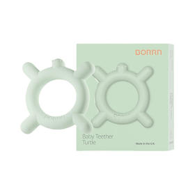 BORRN宝宝牙胶婴儿磨牙棒可水煮食品级硅胶牙咬胶玩具