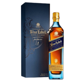 尊尼获加（JOHNNIE WALKER）调和型威士忌 苏格兰原装进口洋酒礼盒装 【官方行货】 经典蓝牌蓝方【750ml】