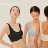 【HiGo精品专享】SANGLUO桑蚕丝无尺码文胸背心式无钢圈凉感内衣固定胸罩可拆卸胸罩两种选择 商品缩略图0