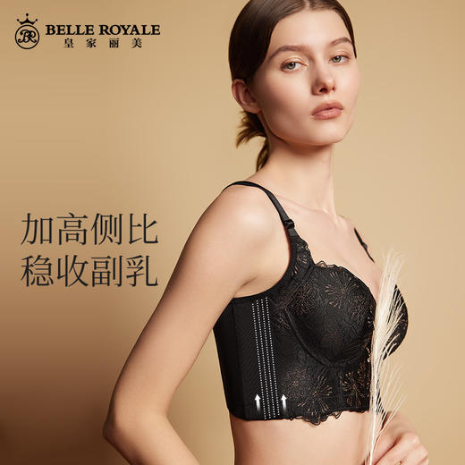 皇家丽美调整型聚拢收副乳防下垂内衣女小胸显大文胸WJ096-3 商品图1