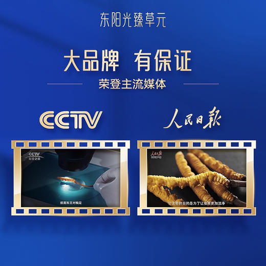 东阳光臻草元 虫草含片 高端滋补送礼 小灯泡三瓶装 商品图5