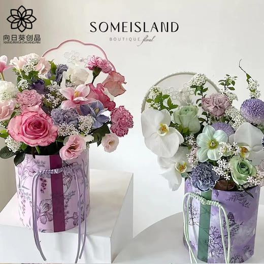 国风--花卉抱抱桶-新中式抱抱桶 商品图2