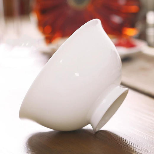 凡瑞斯骨瓷 纯白系列轻奢简约中式散件面碗饭碗平盘菜盘家用碗碟组合自由搭配 商品图3