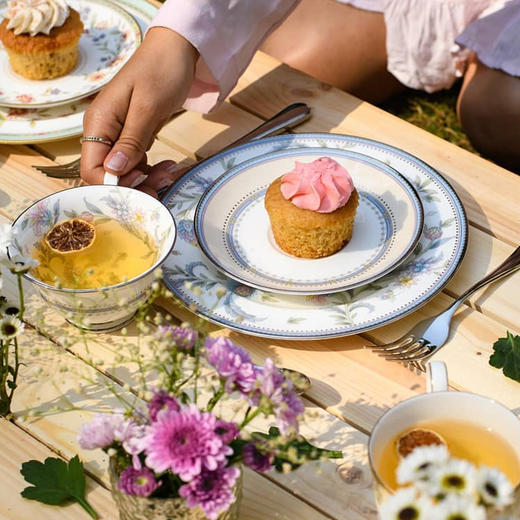 Noritake则武 JARDIN FLEURI骨瓷咖啡杯子精致下午茶具茶杯礼盒装 商品图4