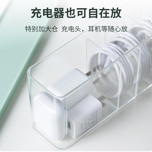 自主设计桌面数据线收纳盒手机充电器充电线整理1个 商品图1