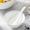 凡瑞斯骨瓷 纯白系列轻奢简约中式散件面碗饭碗平盘菜盘家用碗碟组合自由搭配 商品缩略图7