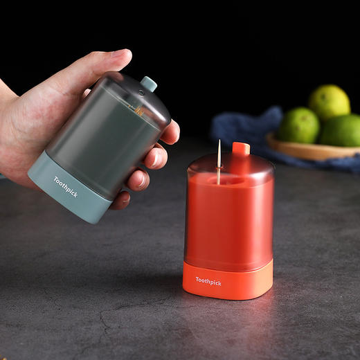 牙签盒自动弹出家用北欧ins按压式高档餐厅牙签桶 商品图2