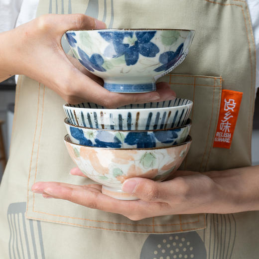日本进口美浓烧陶瓷饭碗散件餐具任选 商品图6