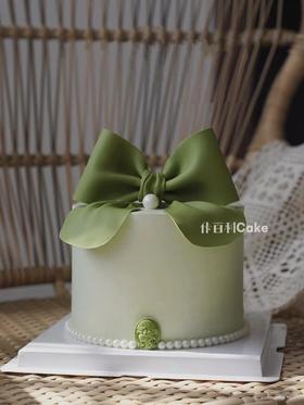 复古结（绿/粉）