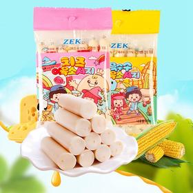 韩国ZEK 芝士味/玉米味鳕鱼肠105g 纯正鳕鱼营养健康口感Q弹 033008/032361