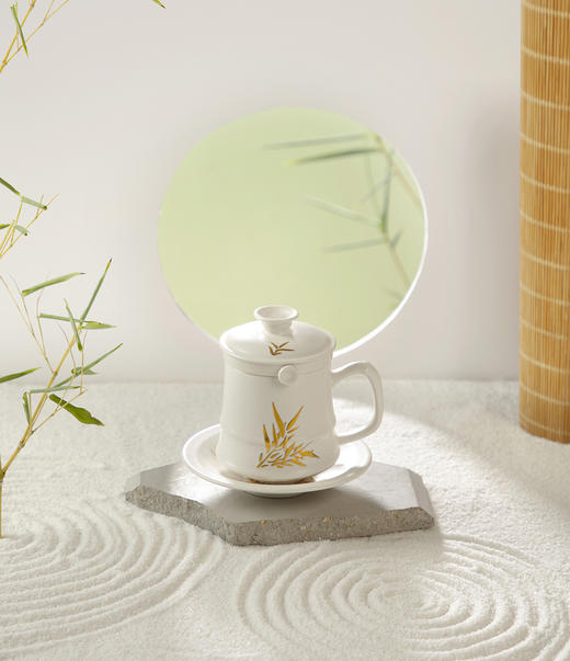 竹君子四件杯（含茶漏）190ml 商品图1