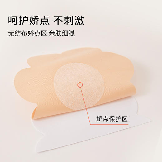 【一次性乳贴10对装】奶糖派超薄次抛乳贴易贴亲肤隐形防走光胸贴 商品图1