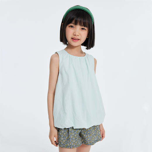 【抄底价清仓】2022龙之涵原创设计师款无袖面包服  全棉 三次高温水洗  简约气质款 女童无袖面包上衣 商品图13