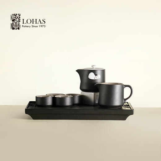 陆宝陶瓷功夫茶具云中锦书带茶盘茶组家用客厅中式茶具套装（仅1套，无货退款 商品图0