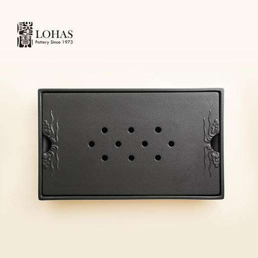 陆宝陶瓷功夫茶具云中锦书带茶盘茶组家用客厅中式茶具套装（仅1套，无货退款 商品图3