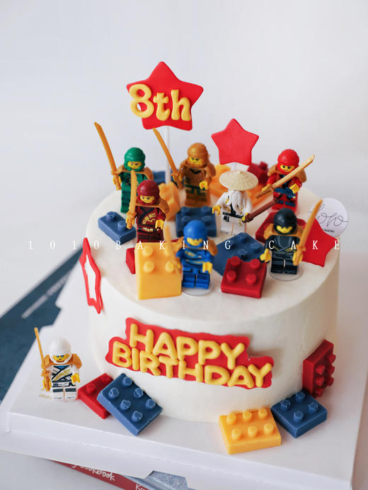 「乐高LEGO·幻影忍者」翻糖巧克力·100%动物奶油（附图6寸·提前3天预订） 商品图3