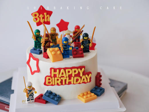 「乐高LEGO·幻影忍者」翻糖巧克力·100%动物奶油（附图6寸·提前3天预订） 商品图4