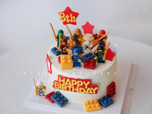 「乐高LEGO·幻影忍者」翻糖巧克力·100%动物奶油（附图6寸·提前3天预订） 商品图5