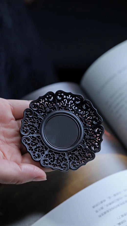 透雕缠枝莲纹杯垫  6个/套 商品图3