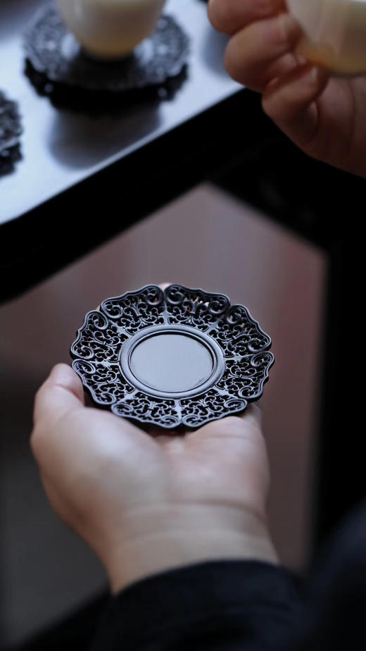 透雕缠枝莲纹杯垫  6个/套 商品图4