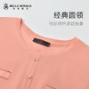 皇家丽美睡衣女夏季可外穿薄款家居服简约圆领舒适短袖睡裙JJQ9918 商品缩略图2